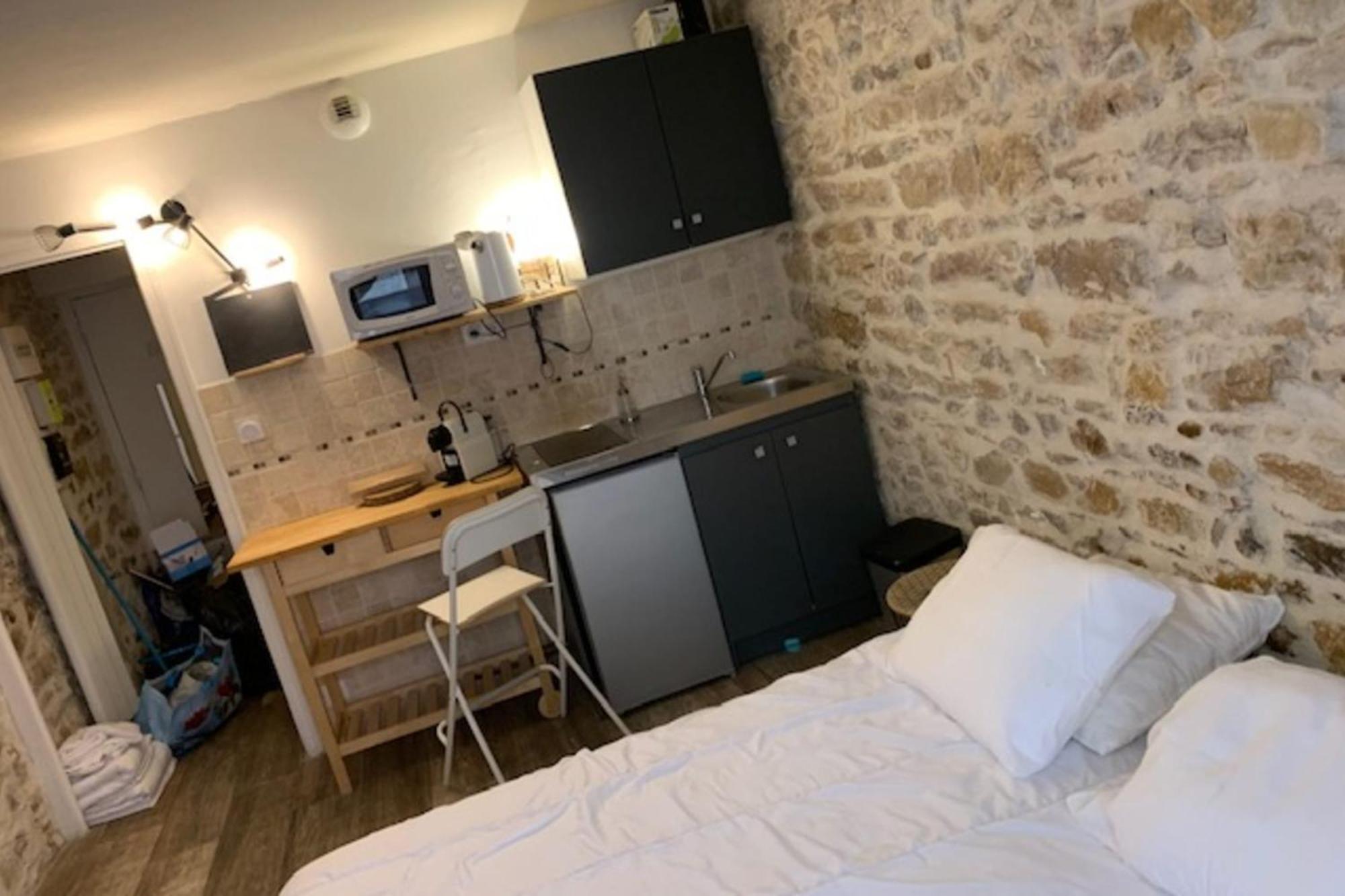 Studio With Exposed Stone Vieux Lyon Exterior foto